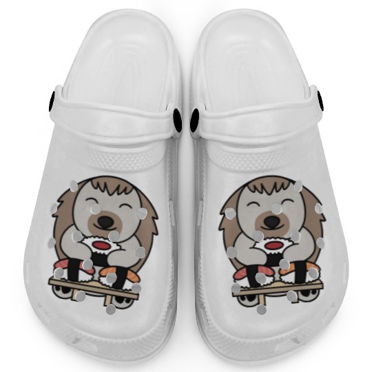 Sushi Lover Hedgehog Clogs