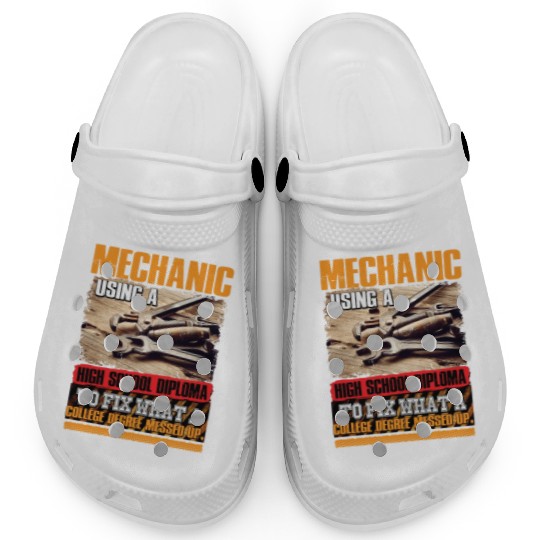 Mechanic Using A High School Diploma To Fix Clogs