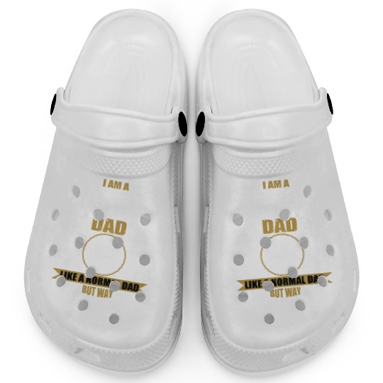 Road Roller Operator Dad Clogs