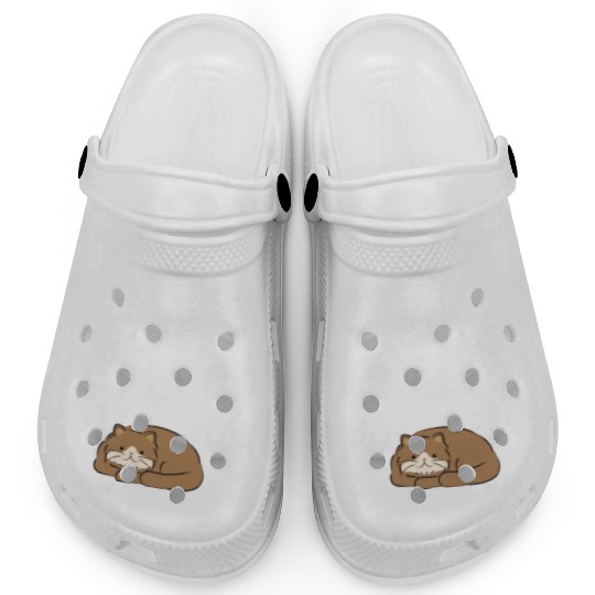 My Inner Beast text white Clogs