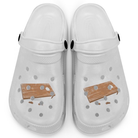 A Dad That Runs On Jesus And Cornhole Christian Clogs