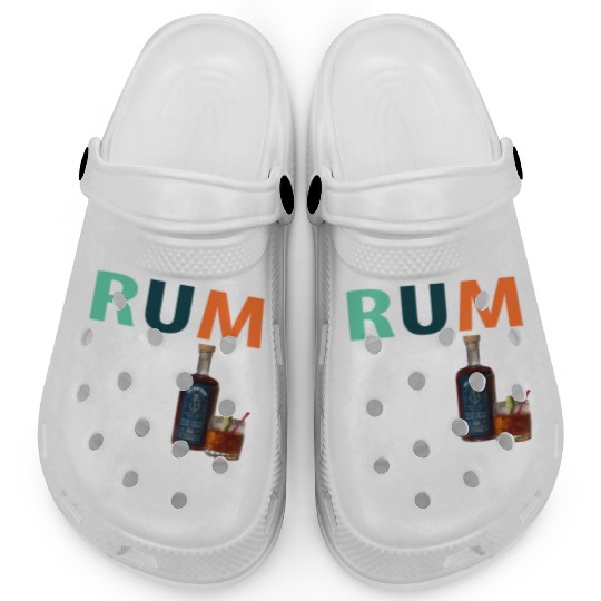 Rum Magic Brown Water For Fun People Funny Vintage Clogs