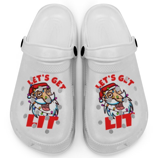 Lets get lit christmas Clogs