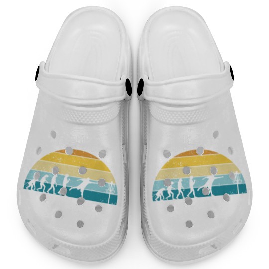 Disc Golf Disc Golfing Player Ultimate Frisbee Clogs