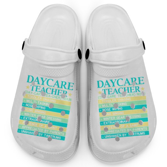 Daycare Teacher Childcare Educator Director Clogs