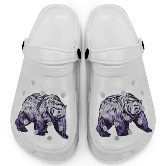 Alaska Gift USA Natur Bär Denali Grizzly Wald Clogs
