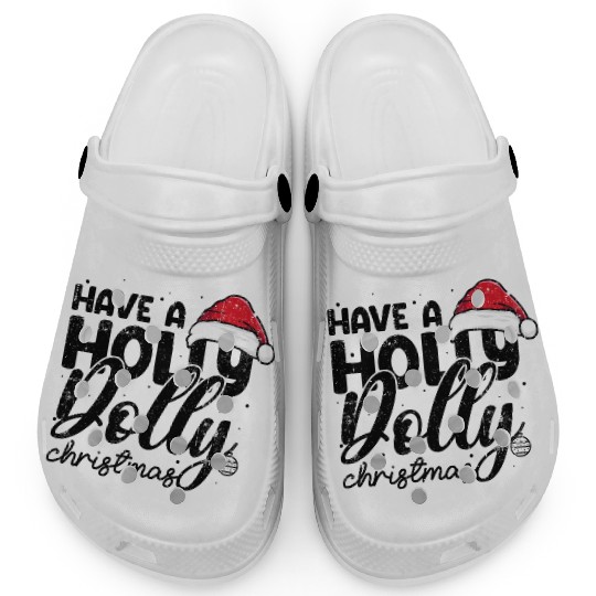 Have a holly dolly christmas Clogs