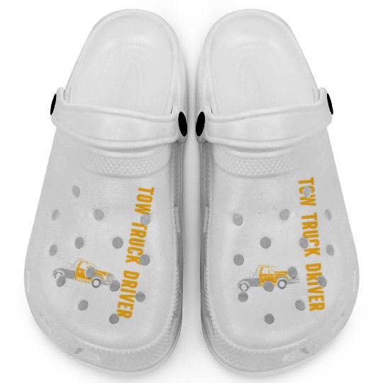 US Flag Tow Truck Driver Clogs