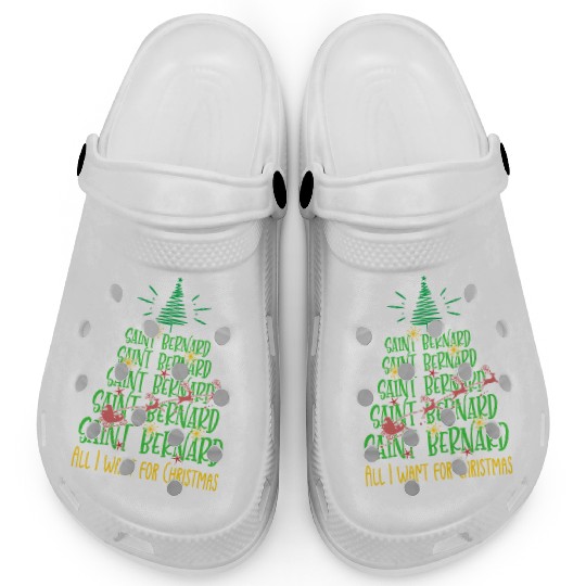 Saint Bernard Christmas Dog breed Christmas Tree Clogs