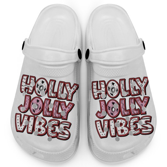 Holly jolly vibes Clogs