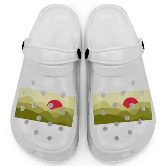 Minimalist Sun Lime Green Clogs