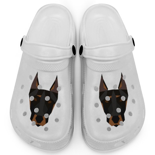 Doberman geometrical Clogs