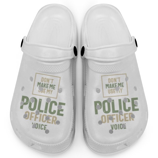 Police Officer Job Occupation Birthday Worker Clogs
