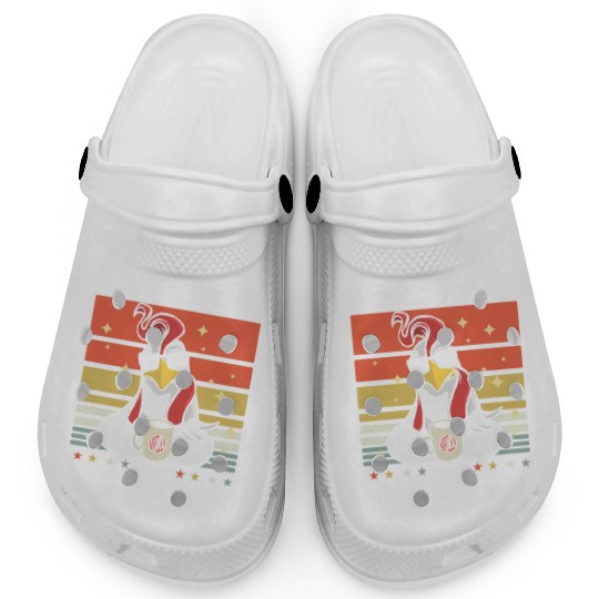 Rooster Cock Coffee Sunglasses Clogs