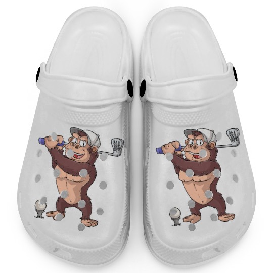 Golfing Monkey Clogs