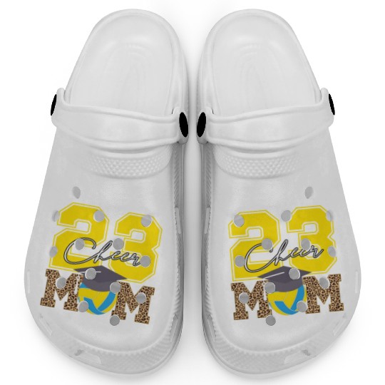 Cheer Mom Senior Class Of 2023 Volleyball Fan Gift Clogs