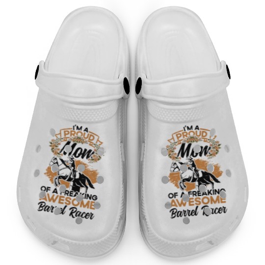 Barrel Racing Rodeo Equestrian Horse Barrel Racer Clogs