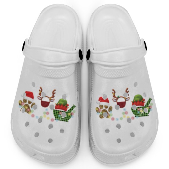 Merry Christmas Pharmacist Dog Mom Wine Clogs