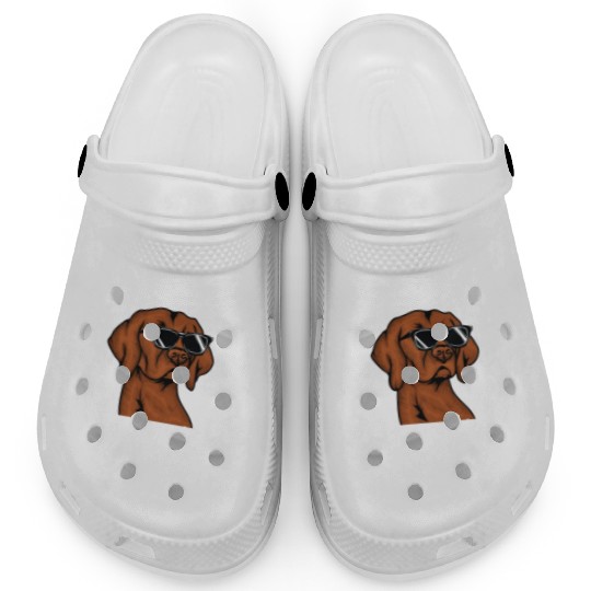 Vizsla lover cute dog design Clogs