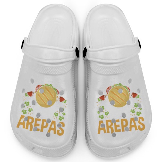Arepas Lover Wine Drinking Hispanic Heritage Month Clogs
