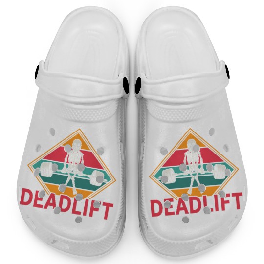 Gym Workout Skeleton Deadlift Clogs
