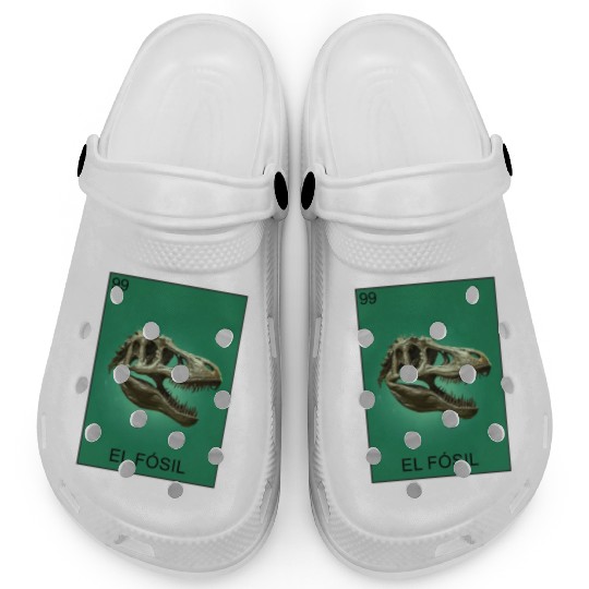 El Fosil Old Person Card Mexican Lottery Card Clogs