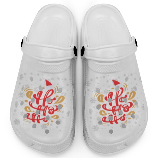 Santa claus says ho ho ho Clogs