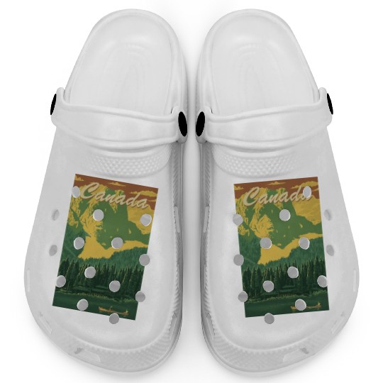 vintage canada travel Clogs