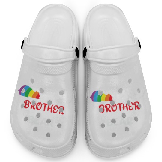 LBGT Flag Gay Pride Human Brother Bear Clogs