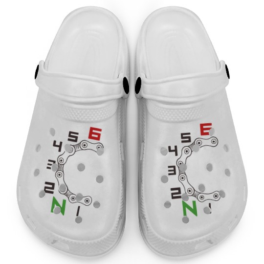 Bike Meter Chain Artwork Clogs