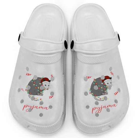 Winter Christmas Pyjama Opposum Clogs