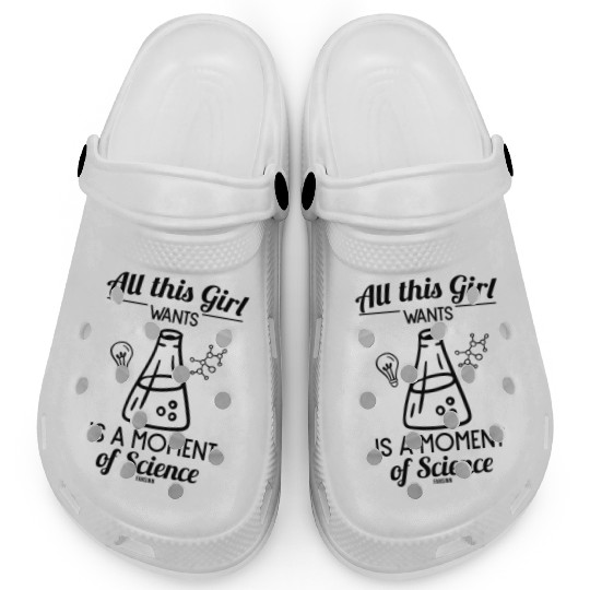 Woman science laboratory chemistry Clogs