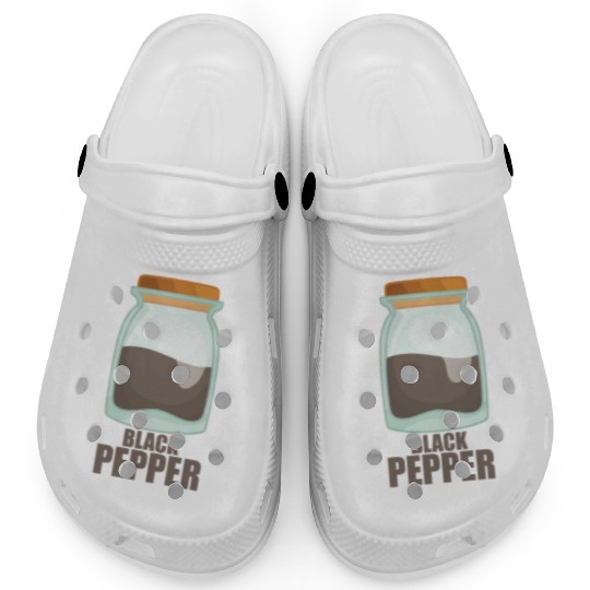 Black Pepper Spice Flavor Food Cooking Clogs