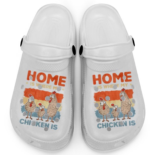 Chickens Home Farmer Chicken Clogs