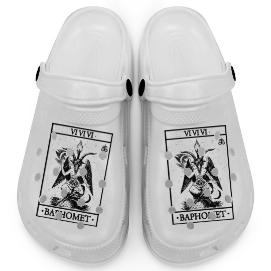 Baphomet Tarot Card Satanic Occult Clogs