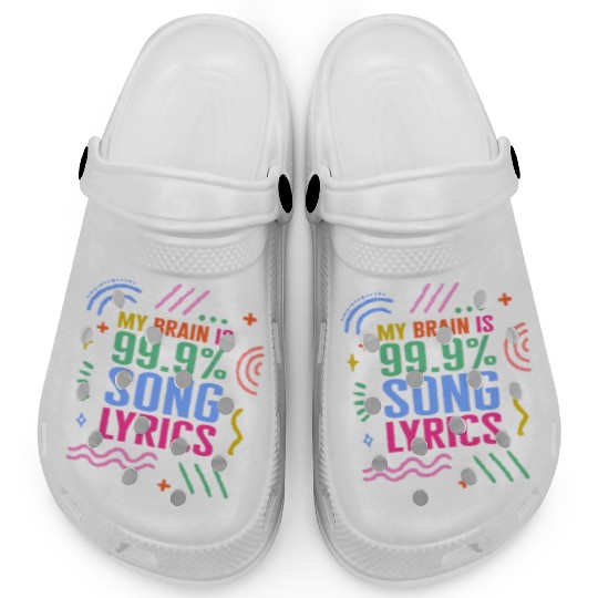 Music Teacher Clogs, My Brain Is 99.9% Song