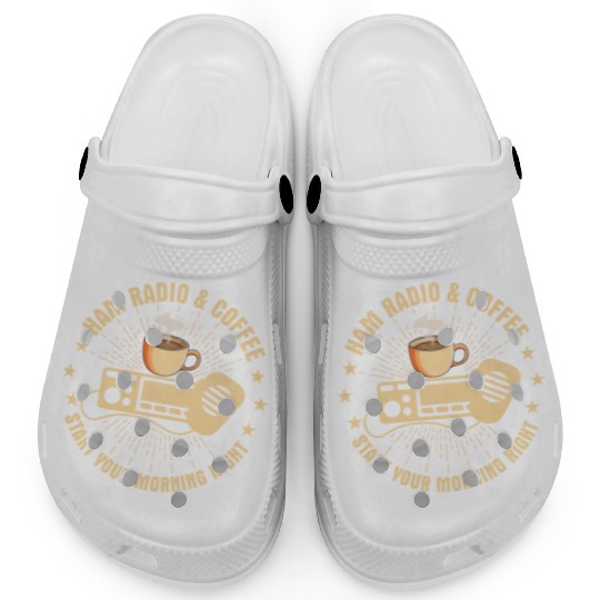 Ham radio & coffee - start your morning right Oper Clogs