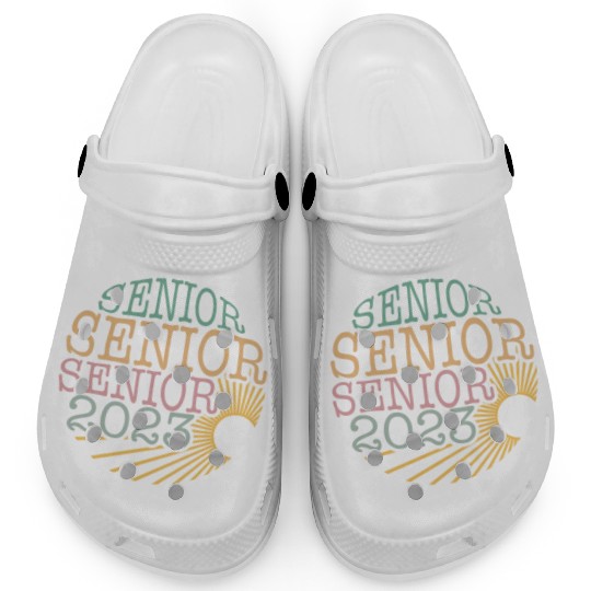 Graduation Clogs, Senior Class Of 2023 Floral