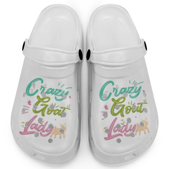 Crazy Goat Lady Goat Lover Clogs