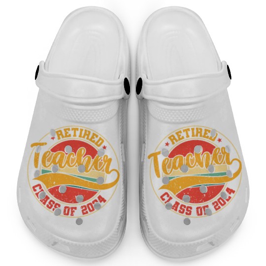 Retired Teacher Class Of 2024 Clogs