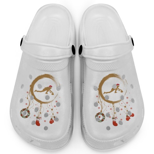 Winter dreamcatcher Christmas Curling Clogs