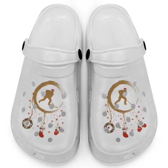 Winter dreamcatcher Christmas Ice hockey Clogs