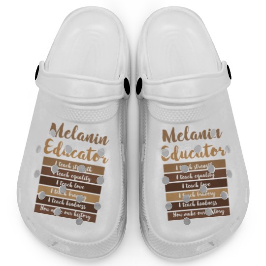Dope Melanin Teacher Black Teachers Dope Black Clogs