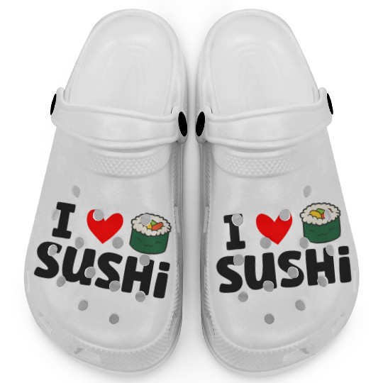I Love Sushi Love Sushi Rolls Clogs