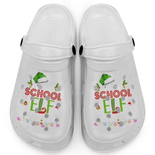 Elf Squad Pre School Christmas Teacher Clogs