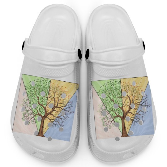 Four Seasons Trees Clogs