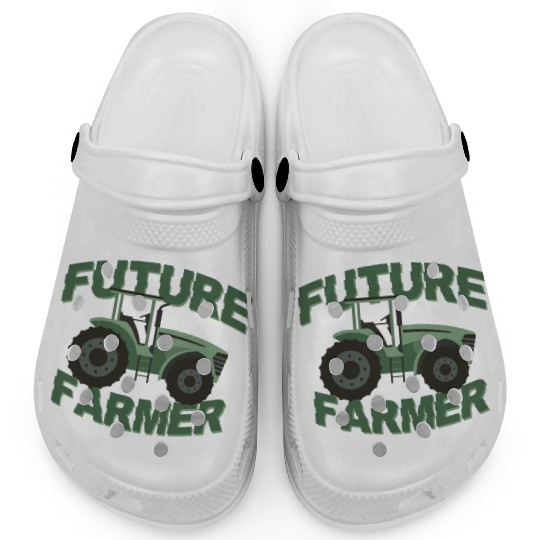 Farming Farmer Tractor Future Clogs