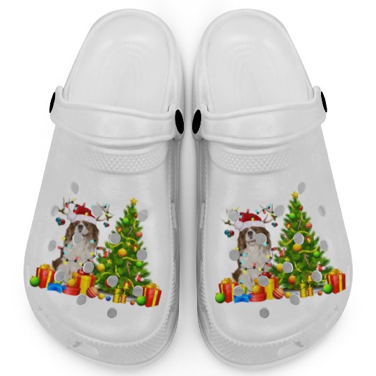 Cavalier King Charles Spaniel Christmas Dog Lover Clogs