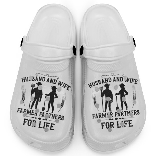Farming Farmer Husband Wife Clogs