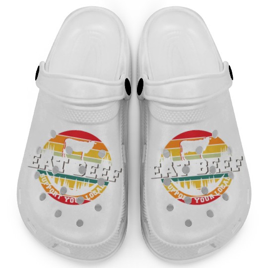 Cattle Farming Agriculture Beef Cow Lover Clogs